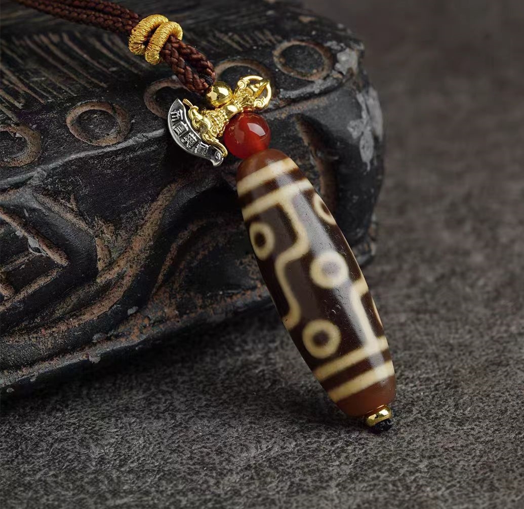 Potala Palace Dzi Pendant TZ-02