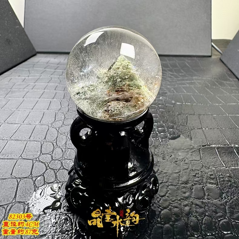 Crystal ball ornaments